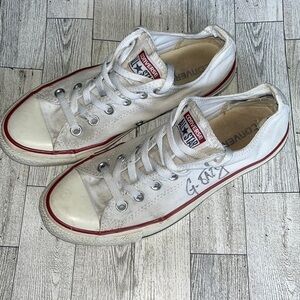 G. Easy autographed Converse All-Star Chuck Taylor sneakers size 8.5